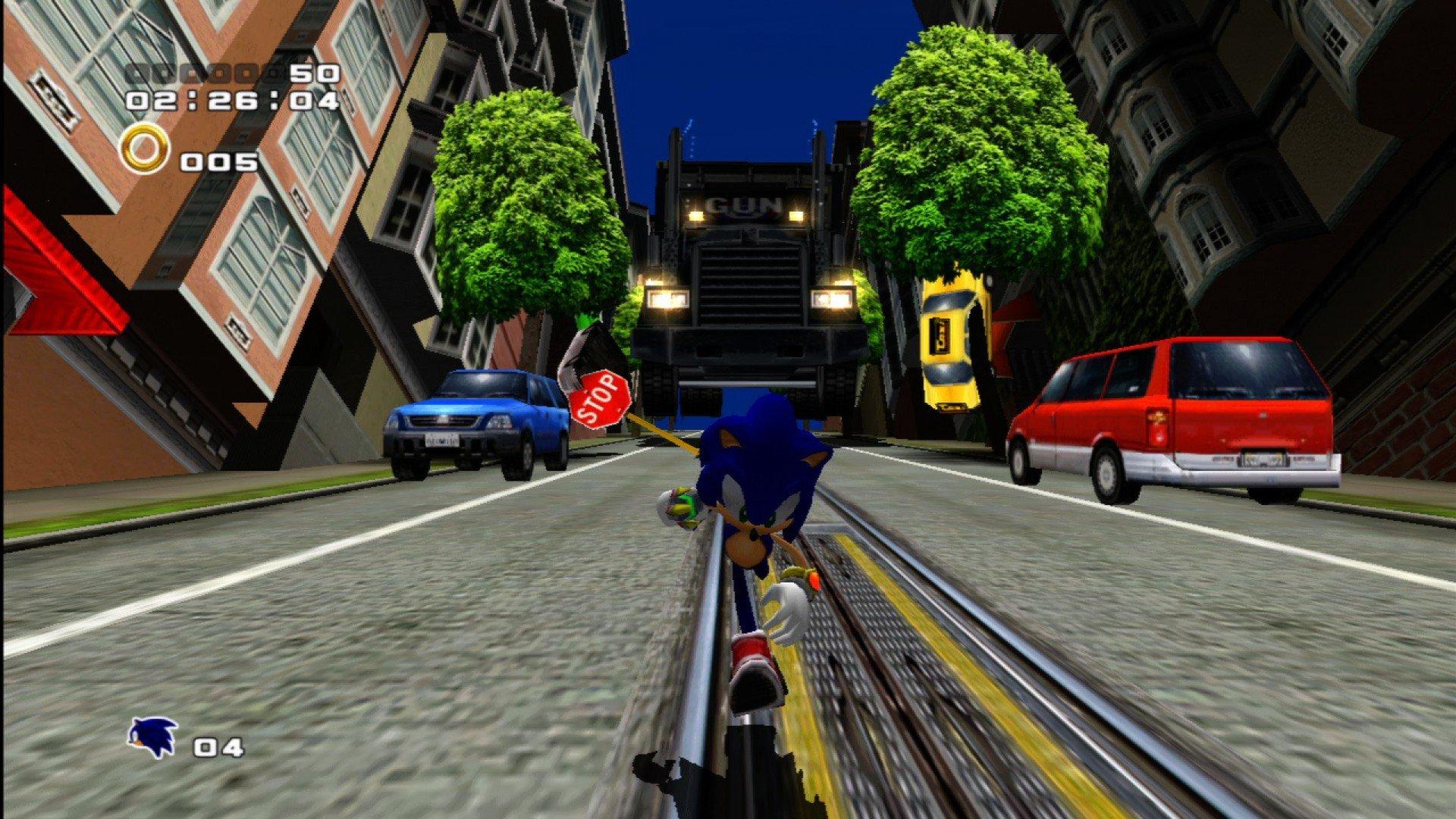 Sonic on shop gamecube