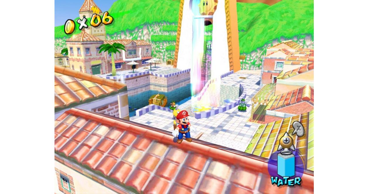 Super Mario Sunshine - GameCube | Nintendo | GameStop, image size:1256x664