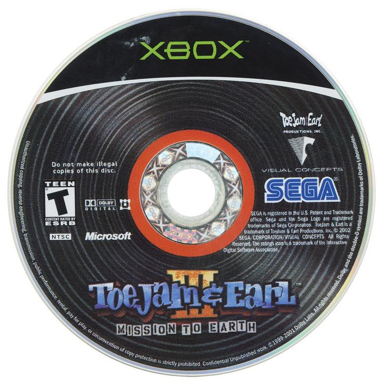 ToeJam and Earl III Mission to Earth - Xbox (Original)