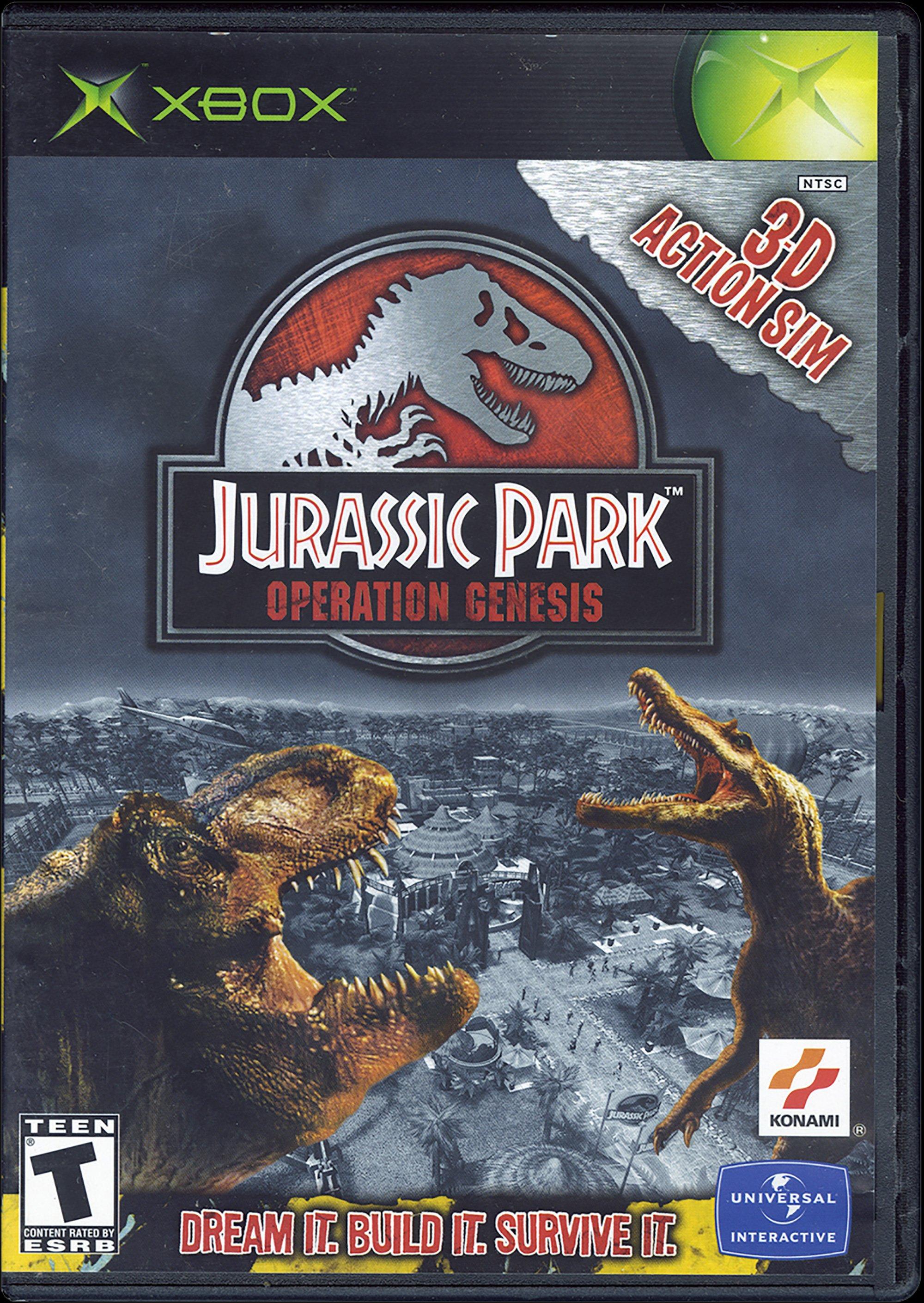 Jurassic Park Operation Genesis Xbox Gamestop 