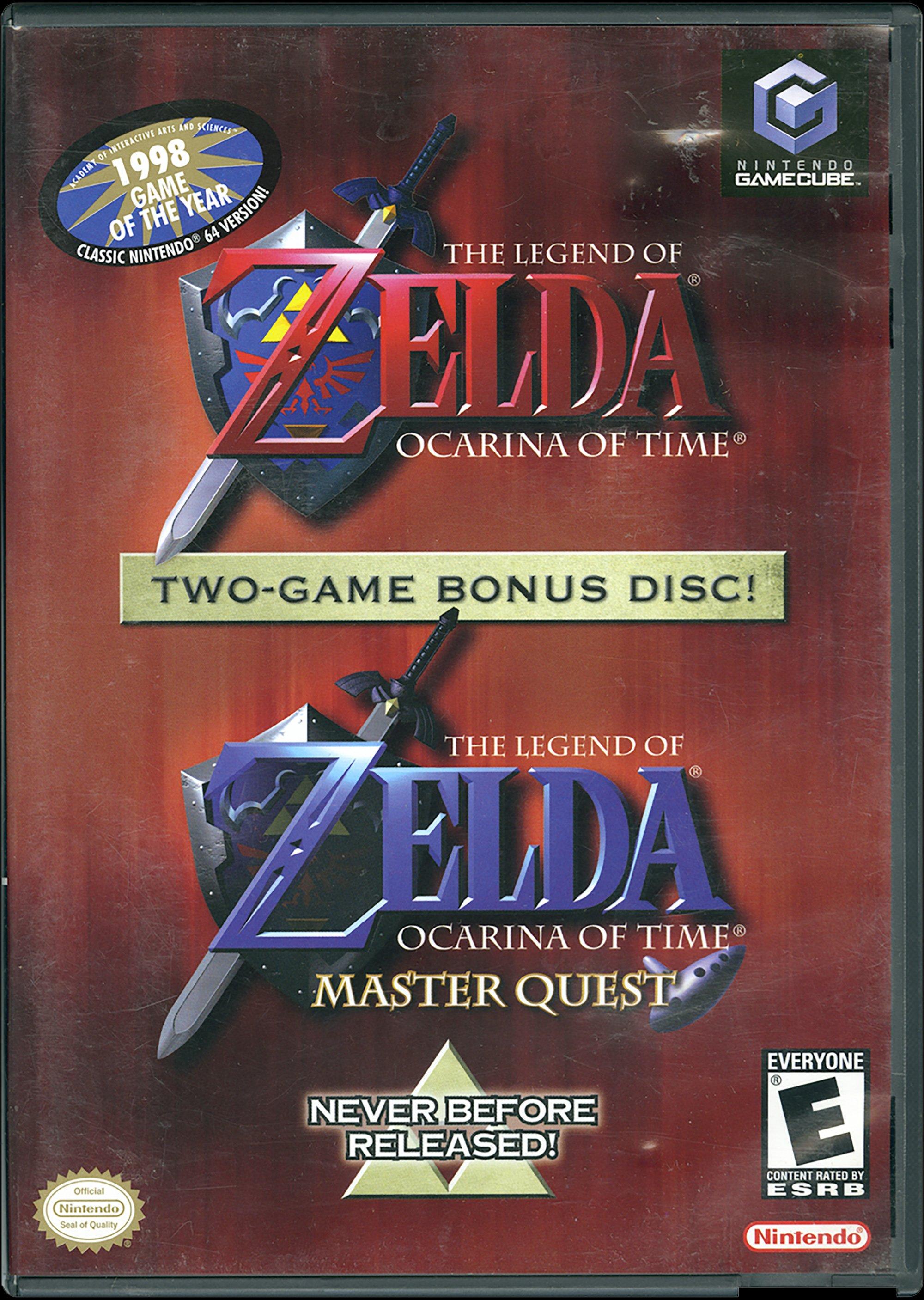 The Legend of Zelda Ocarina of Time and Master Quest GameCube