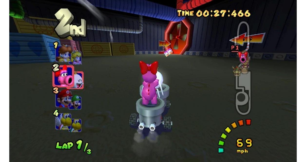 トップス Vintage MARIOKART Double Dash!! Nintendo s-l400.jpg