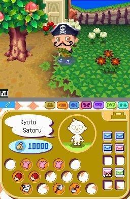 Animal crossing shop on the ds