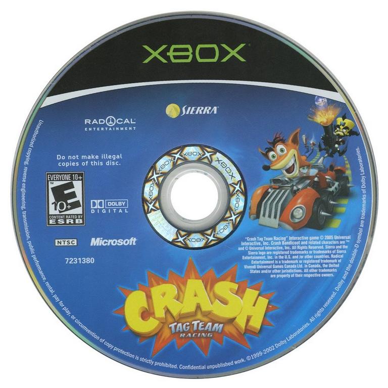 Crash Tag Team Racing - Xbox (Original)