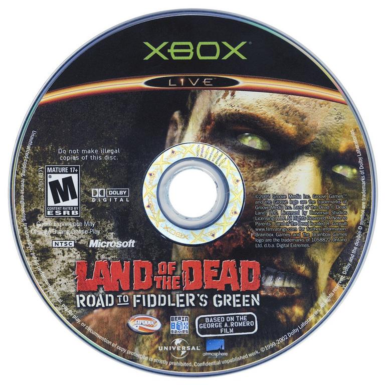 xbox★LAND OF THE DEAD ROAD TO FIDDLER'S Land of the Dead: The Road to Fiddler's Green - Xbox