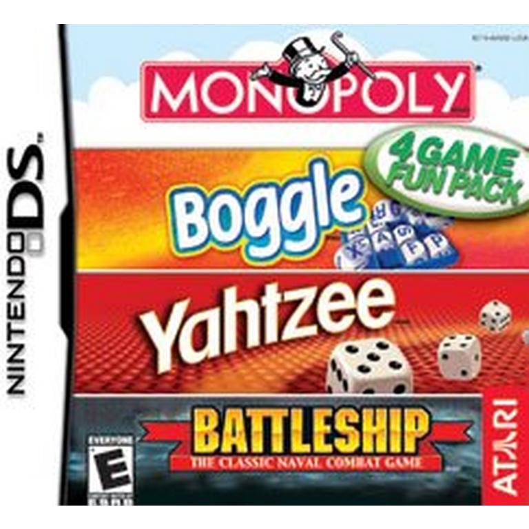 Monopoly Boggle Yahtzee Battleship Compilation - Nintendo DS