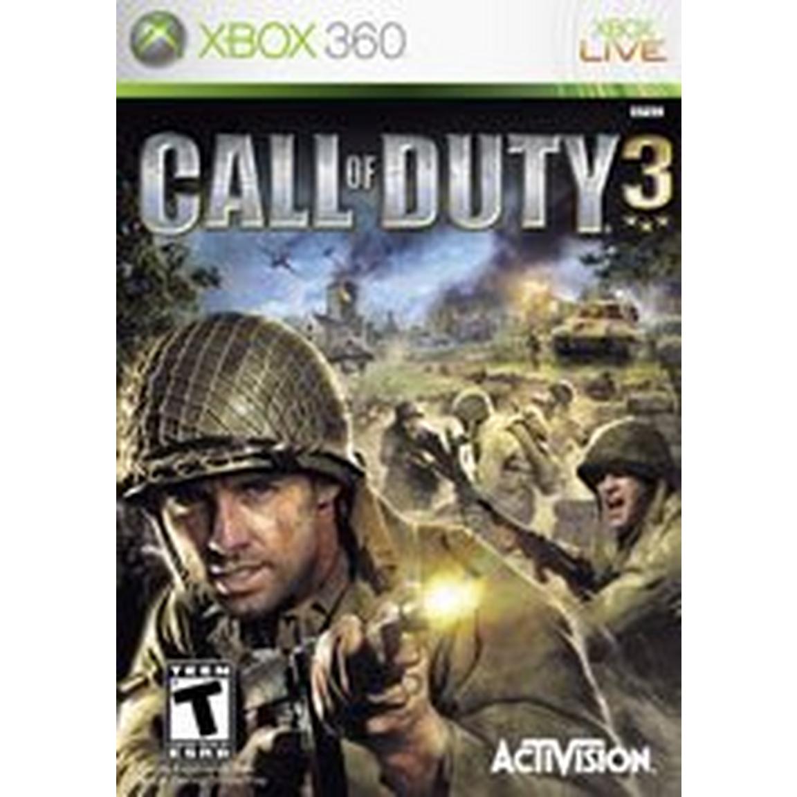 Call of Duty 3 - Xbox 360, Pre-Owned -  Activision