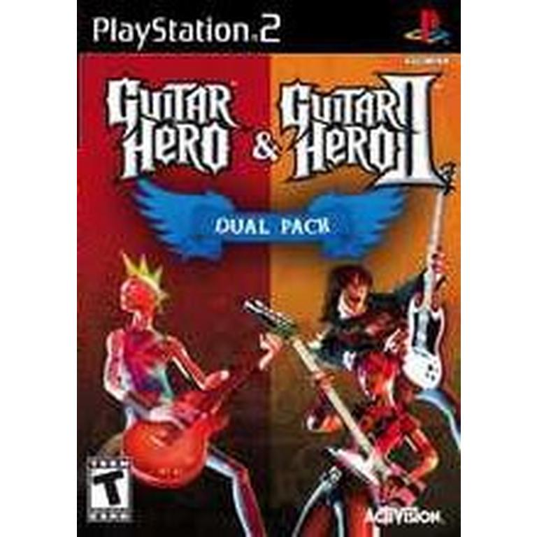 Guitar Hero and Guitar Hero II - PlayStation 2