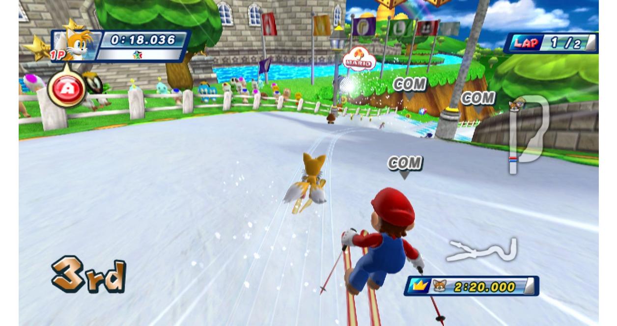 Mario and Sonic at the Olympic Winter Games - Nintendo Wii