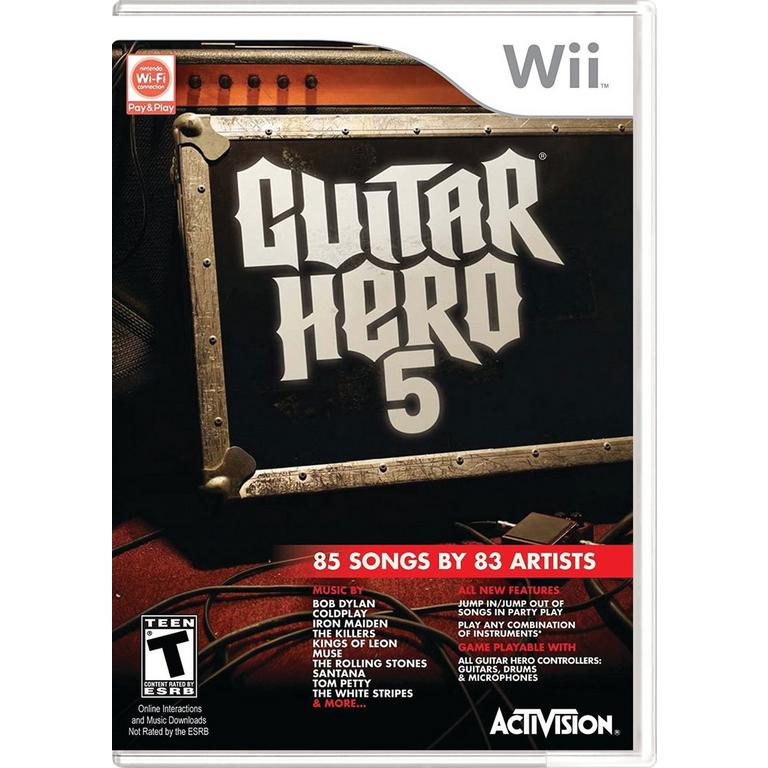 Guitar Hero 5 (Game Only) - Nintendo Wii