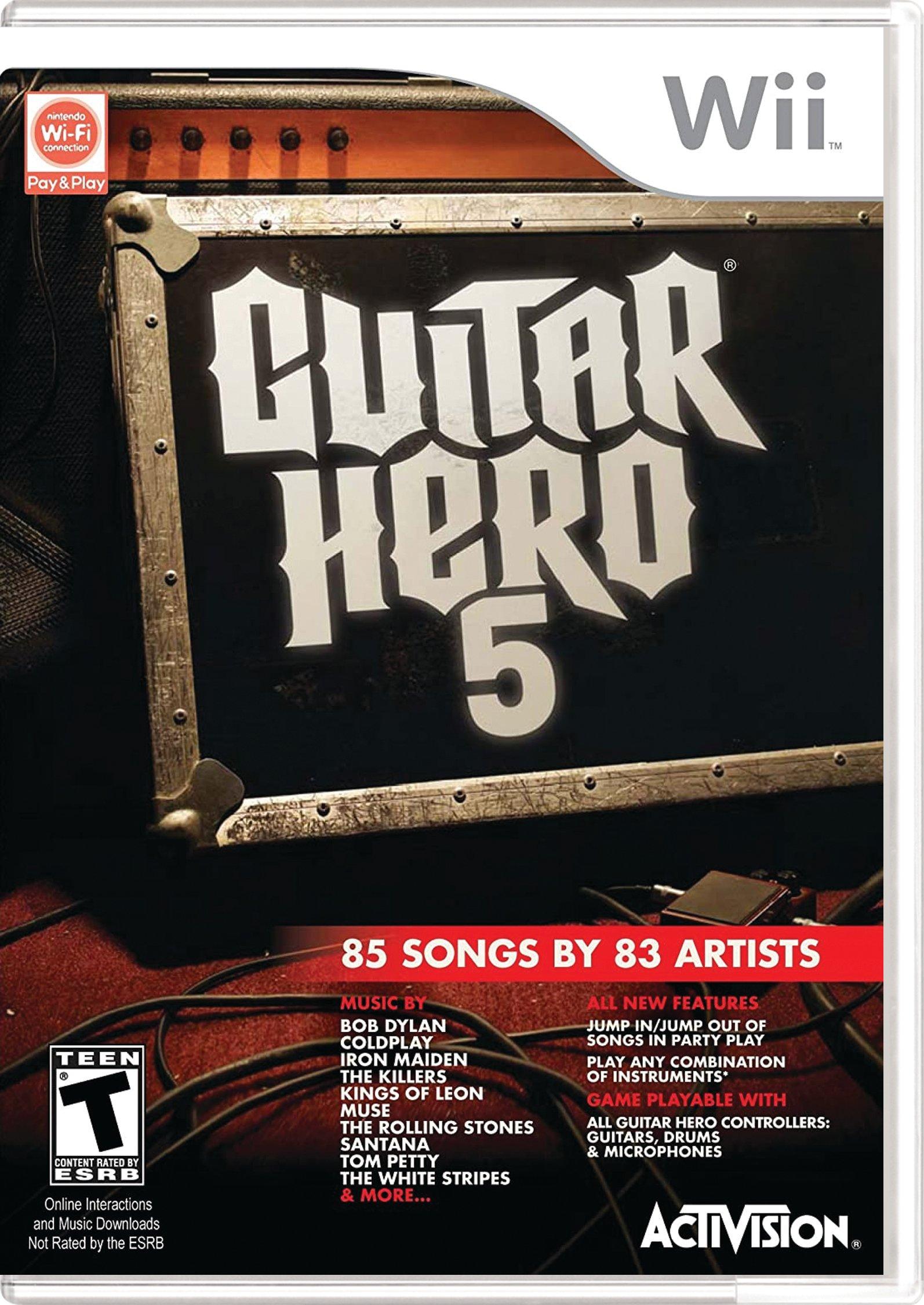 Guitar Hero 5 (Game Only) - Nintendo Wii