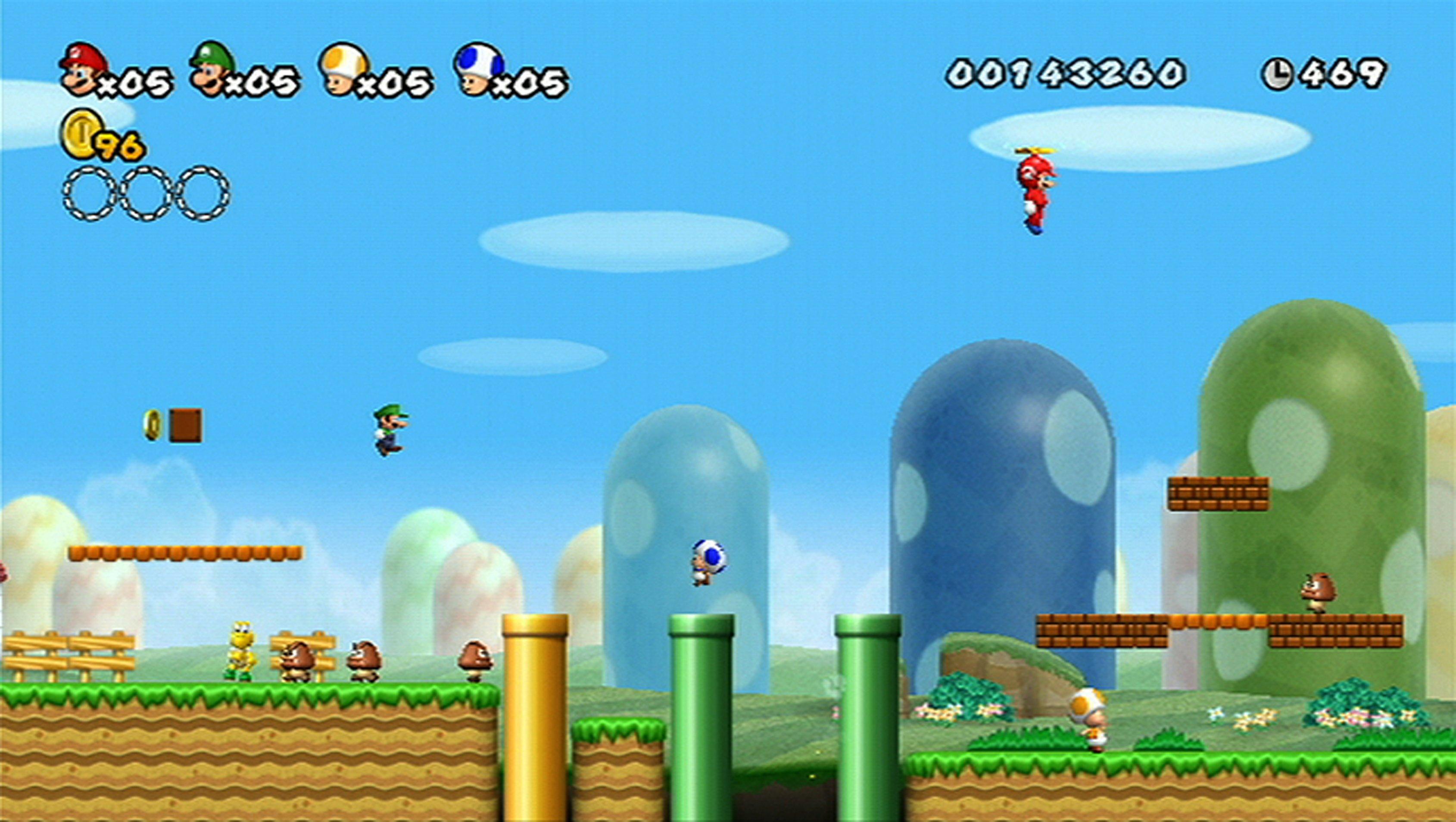 New Super Mario Bros Wii - Free-for-All Mode 