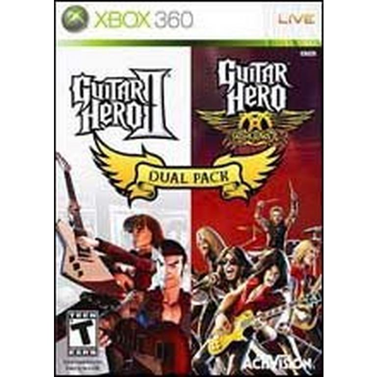 Guitar Hero 2 and Guitar Hero Aerosmith (2CD) - Xbox 360