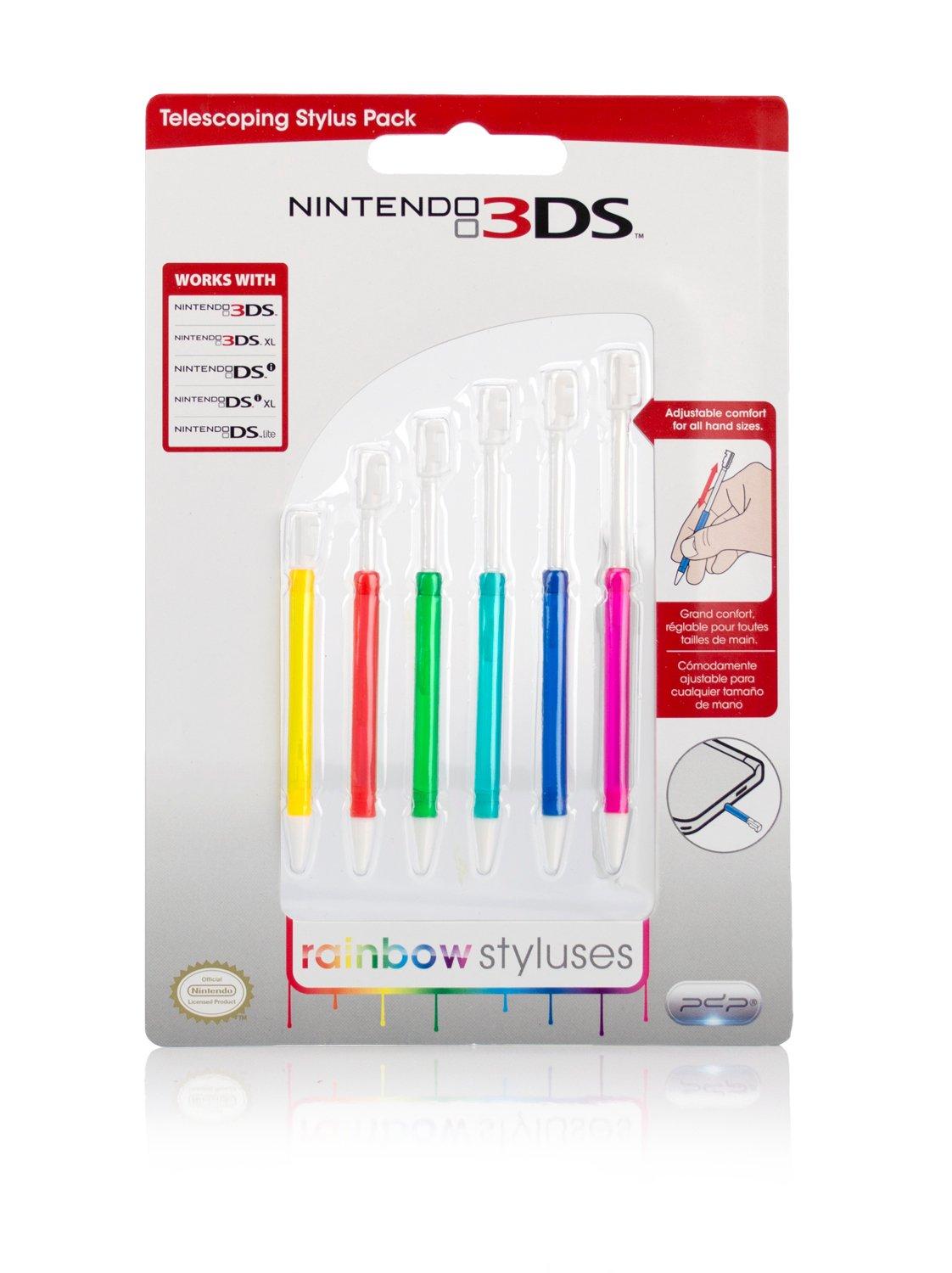 Peachtree Rainbow Styluses for Nintendo 3DS (Assortment)
