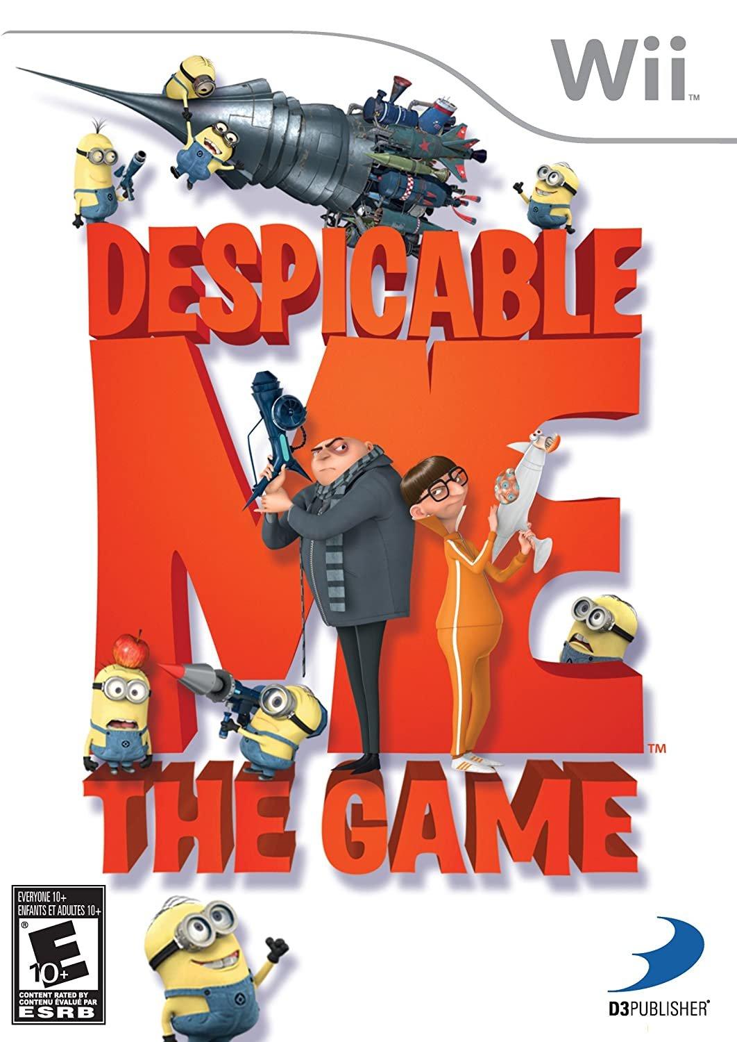 Despicable Me Pre Owned Nintendo Wii Games D3 Publisher Of America Gamestop Fandom Shop - despicable me gru jacke and scarf shirt roblox