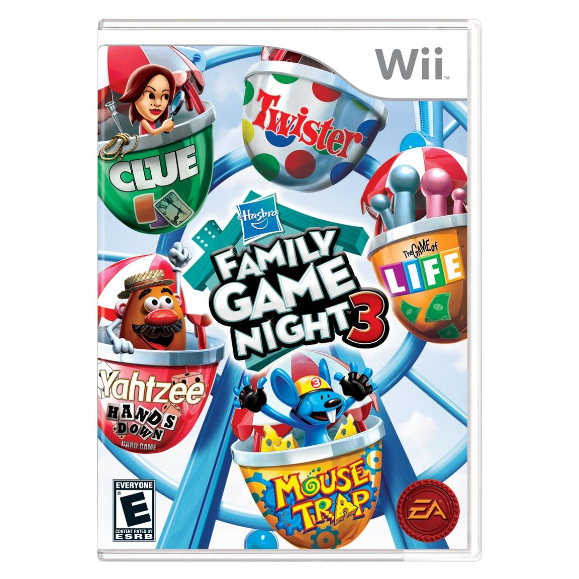 Hasbro Family Game Night 3 - Nintendo Wii, Pre-Owned