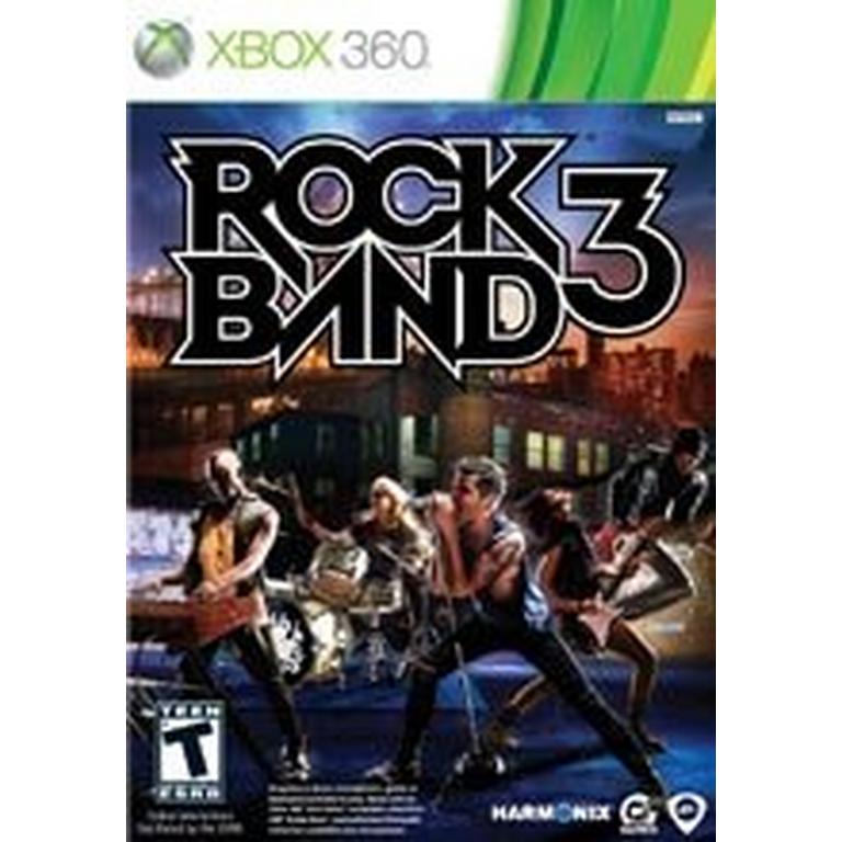 ロックバンド3ROCK BANDギターコントローラー　ソフト3本付 ロックバンド3ROCK BANDギターコントローラー ソフト3本付 ロック