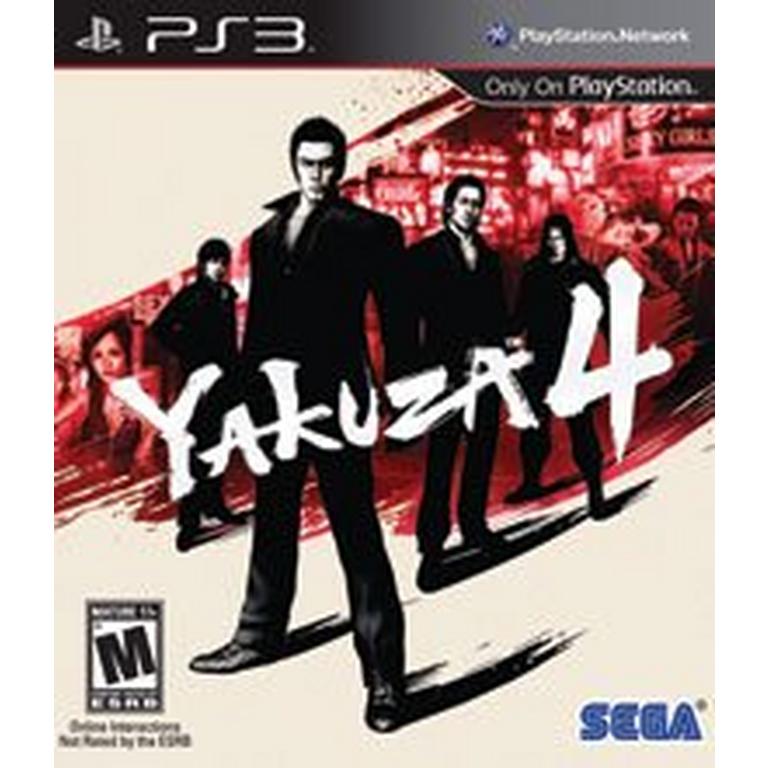 Yakuza 4 Playstation 3 Gamestop