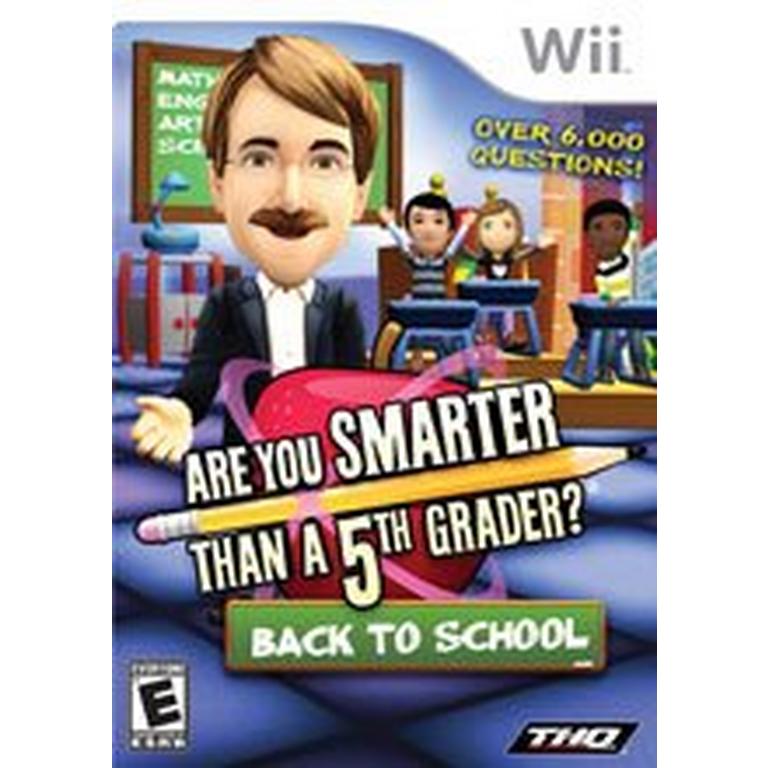 Are You Smarter Than a 5th Grader? Back to School - Nintendo Wii