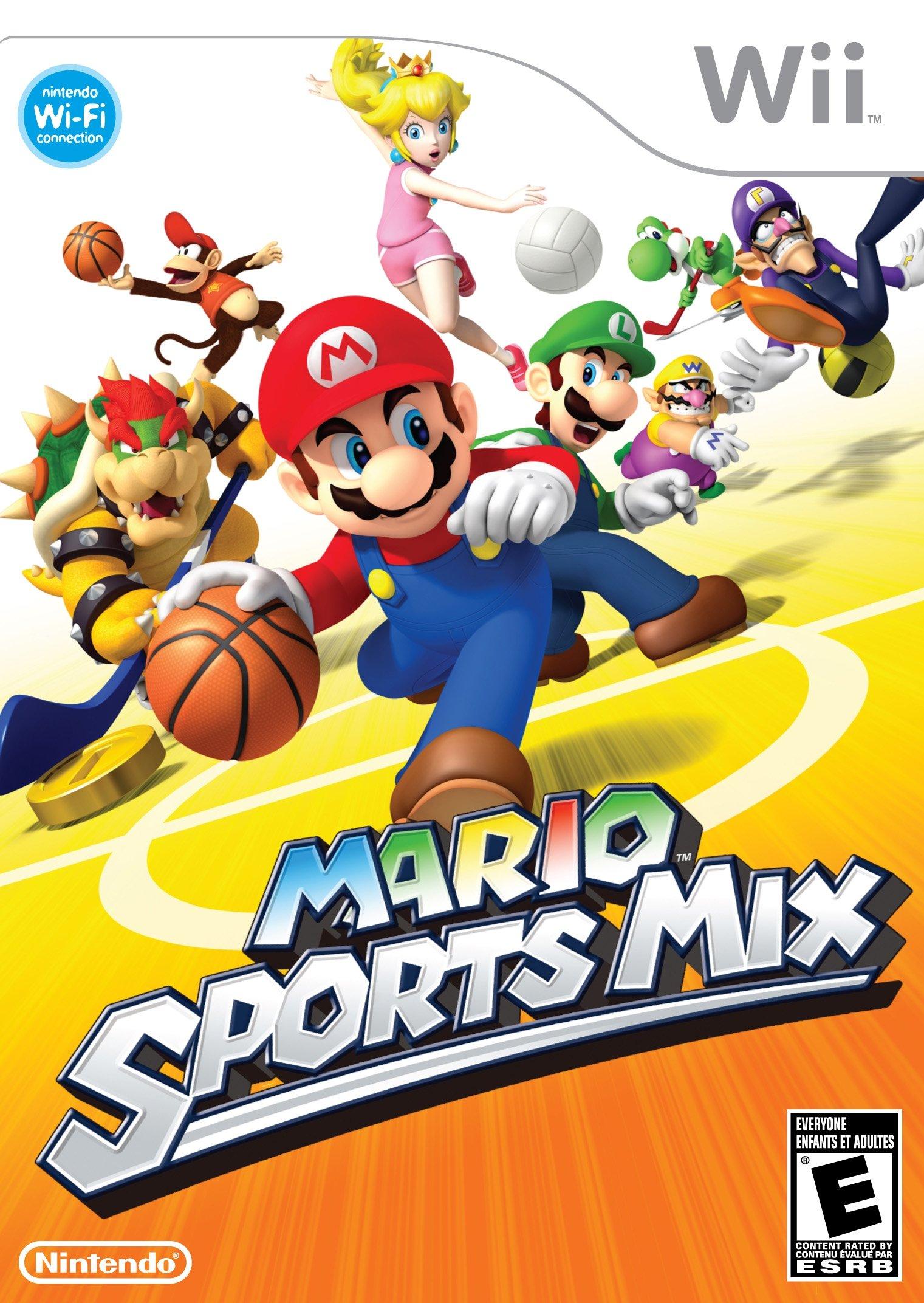 mario basketball wii