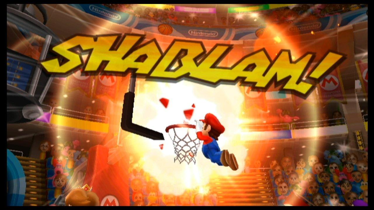 Mario hot sale basketball wii