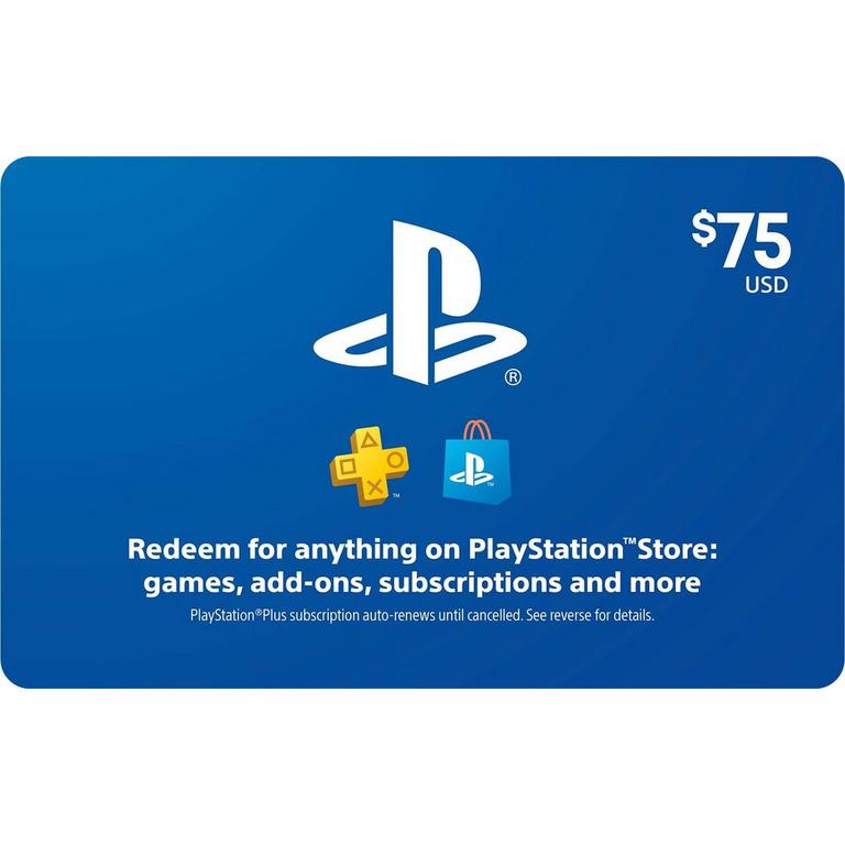 PlayStation Store Gift Card $75