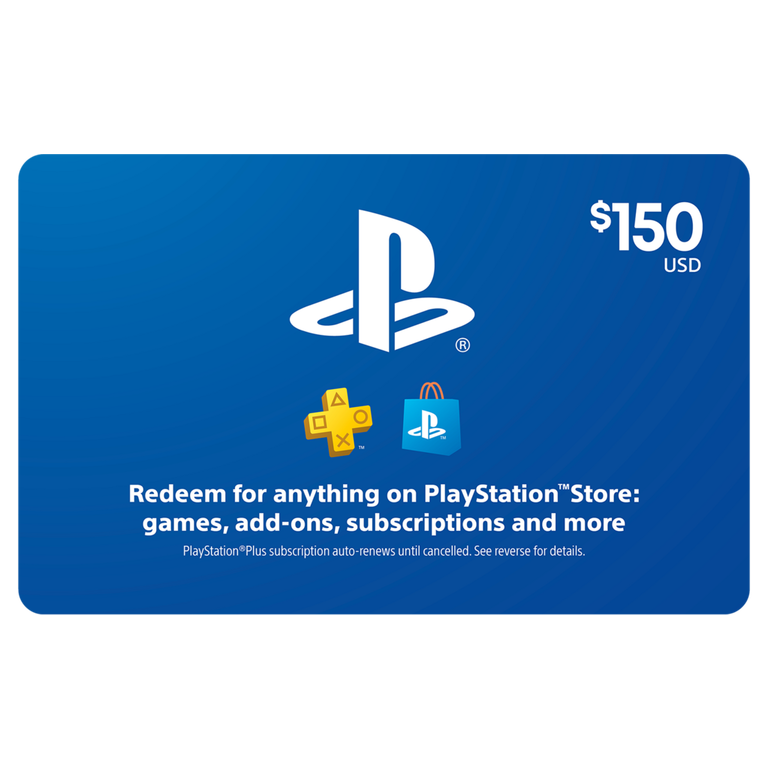 PlayStation Store Gift Card $150