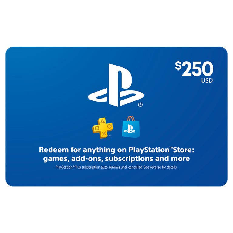 PlayStation Store Gift Card $250