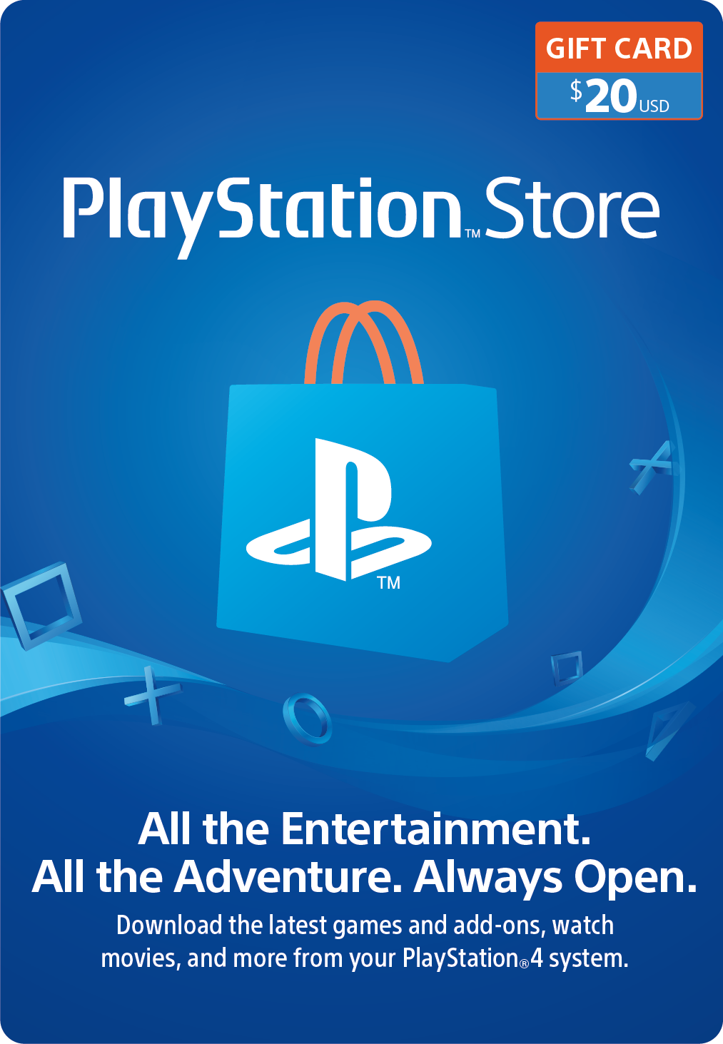 PlayStation Store Gift Card $20 | PlayStation 4 | GameStop