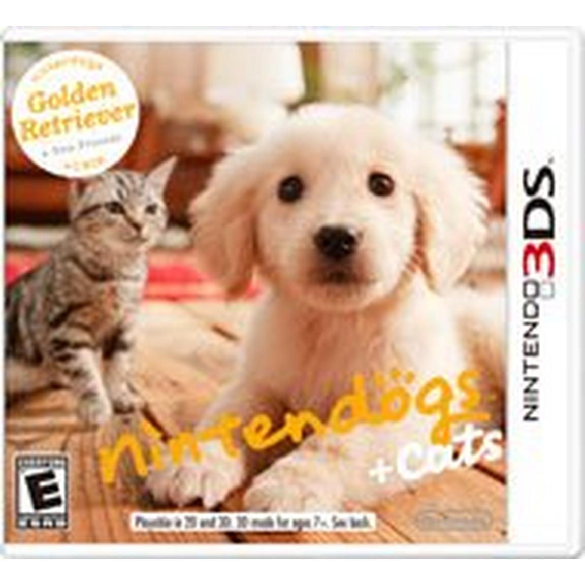 Nintendogs and cats: Golden Retriever and Friends - Nintendo 3DS, Pre-Owned