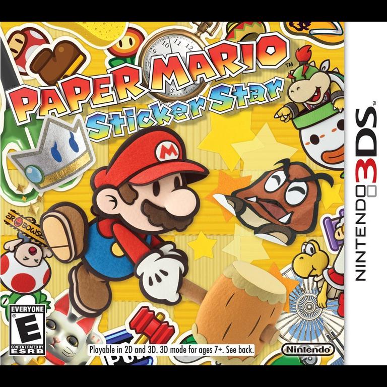 Paper Mario Sticker Star Nintendo 3ds Gamestop