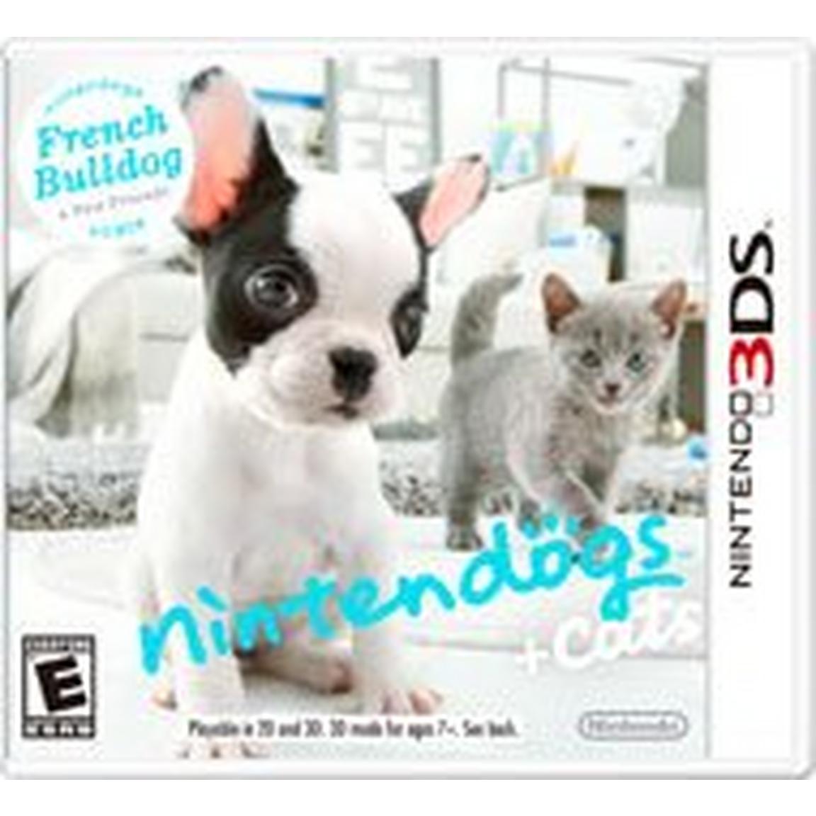 nintendogs plus cats: French Bulldog and Friends - Nintendo 3DS, Pre-Owned