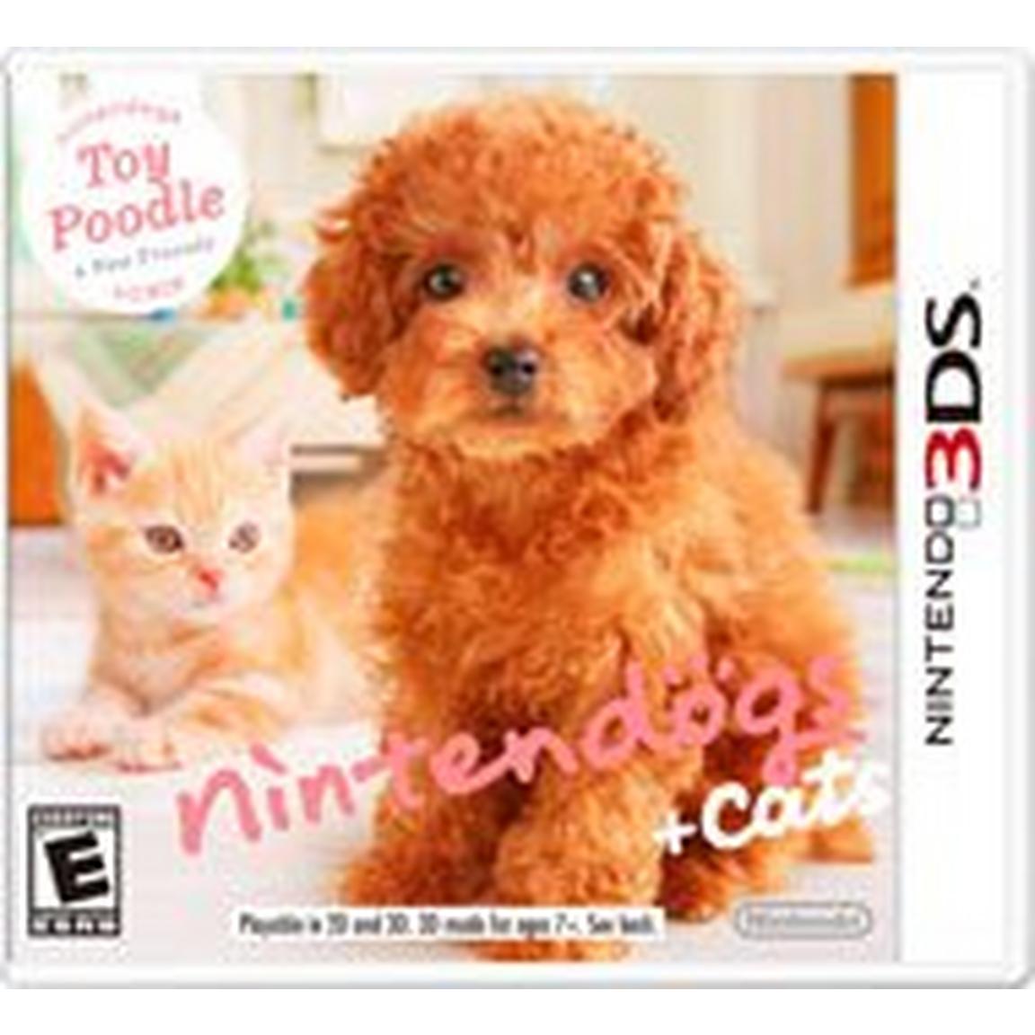 nintendogs plus cats: Toy Poodle and Friends - Nintendo 3DS, Pre-Owned