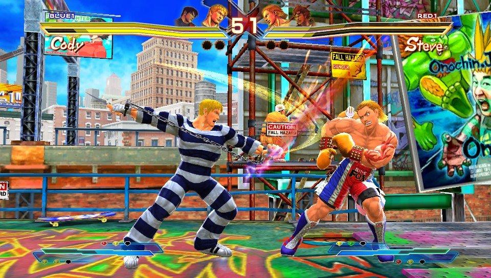 Street Fighter X Tekken (PsVita), 45 a 60 fps