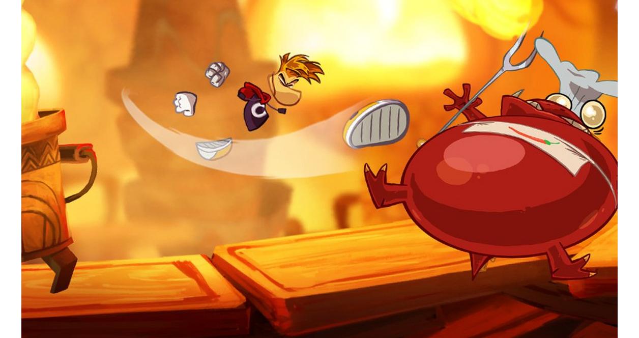 Baby Dragon Chef Art - Rayman Origins Art Gallery, image size:1256x664