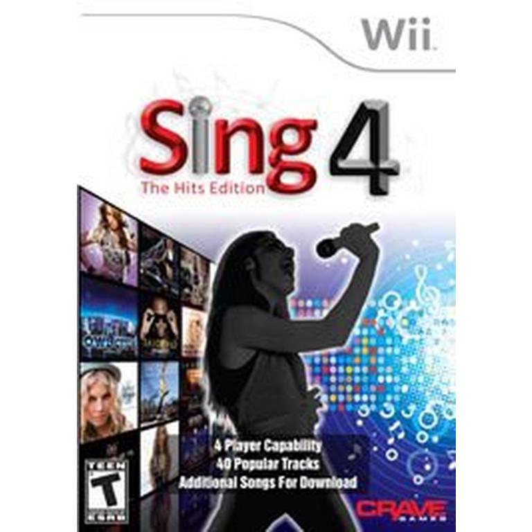Sing 4: The Hits Edition (Game Only) - Nintendo Wii