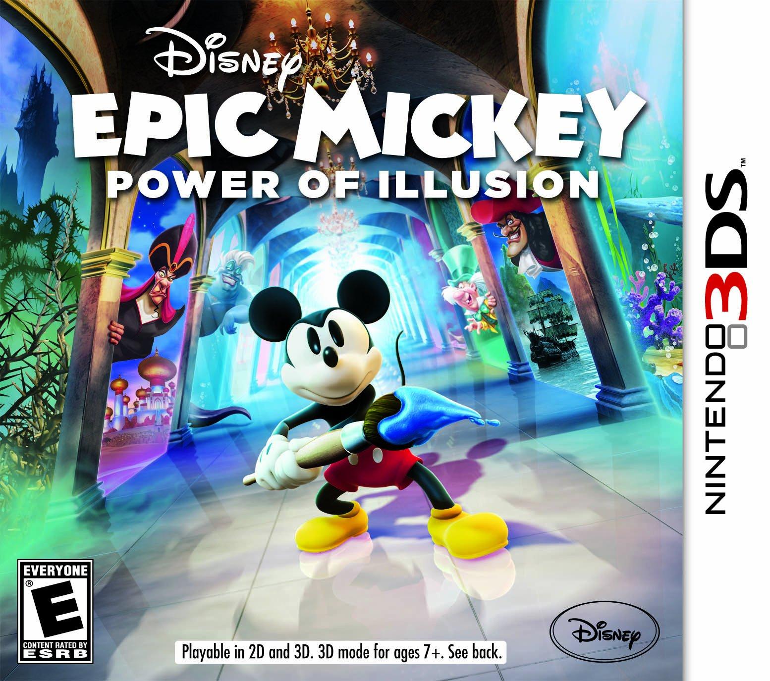 disney epic mickey power of illusion 3ds