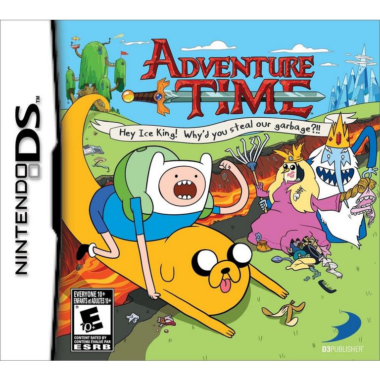 Adventure Time: Hey Ice King! Why'd you steal our garbage?!! - Nintendo DS