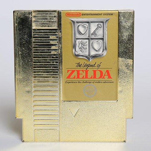 legend of zelda nes gold cartridge