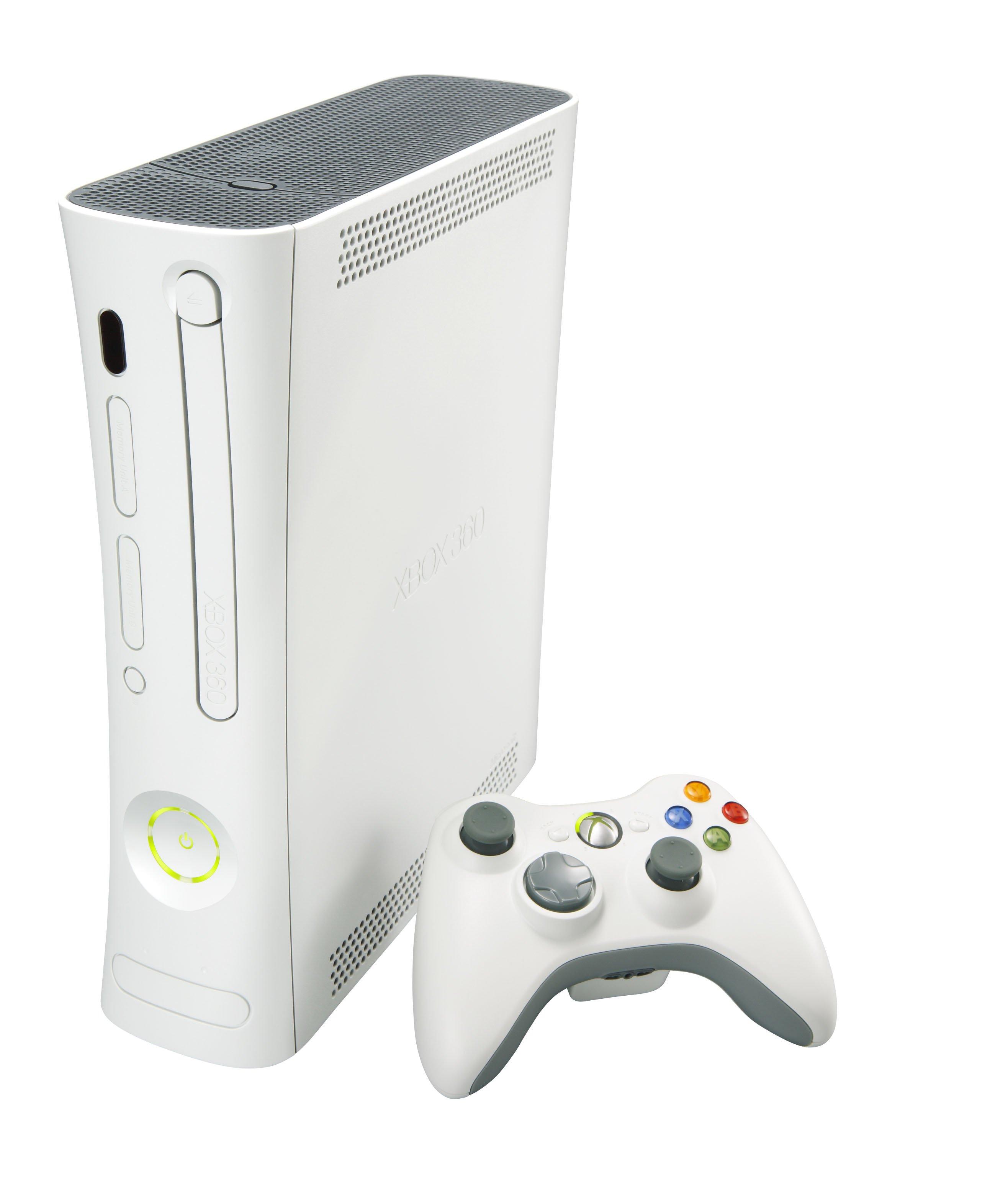 Microsoft Xbox 360 Console with Wireless Controller White -  PUD-00023