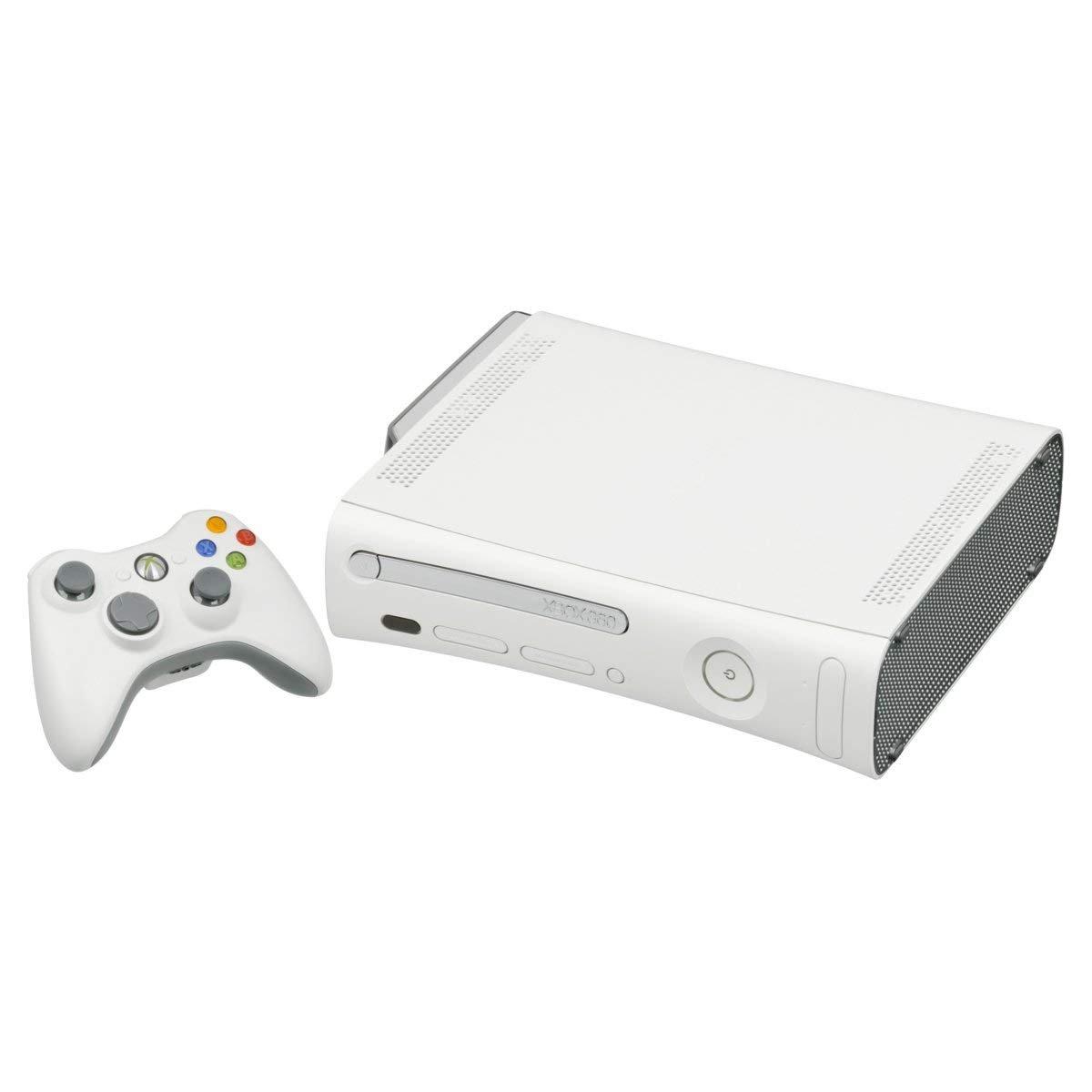 Microsoft Xbox 360 Console with Wireless Controller - White