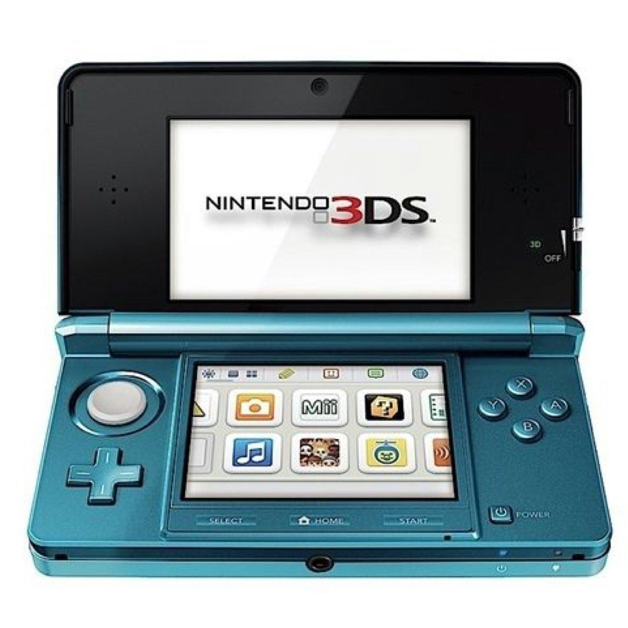 Nintendo 3DS Aqua Blue GameStop Premium Refurbished | GameStop