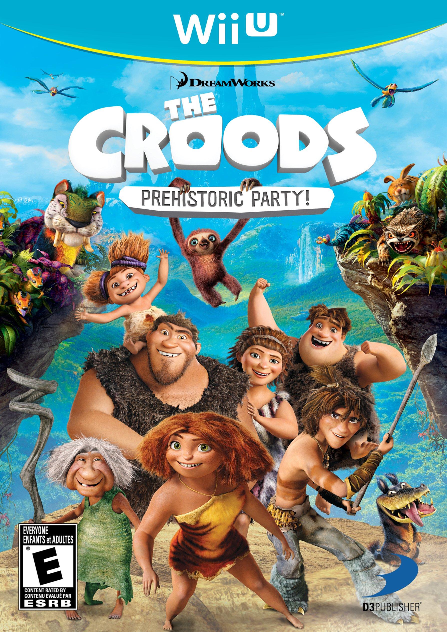 the croods prehistoric party wii
