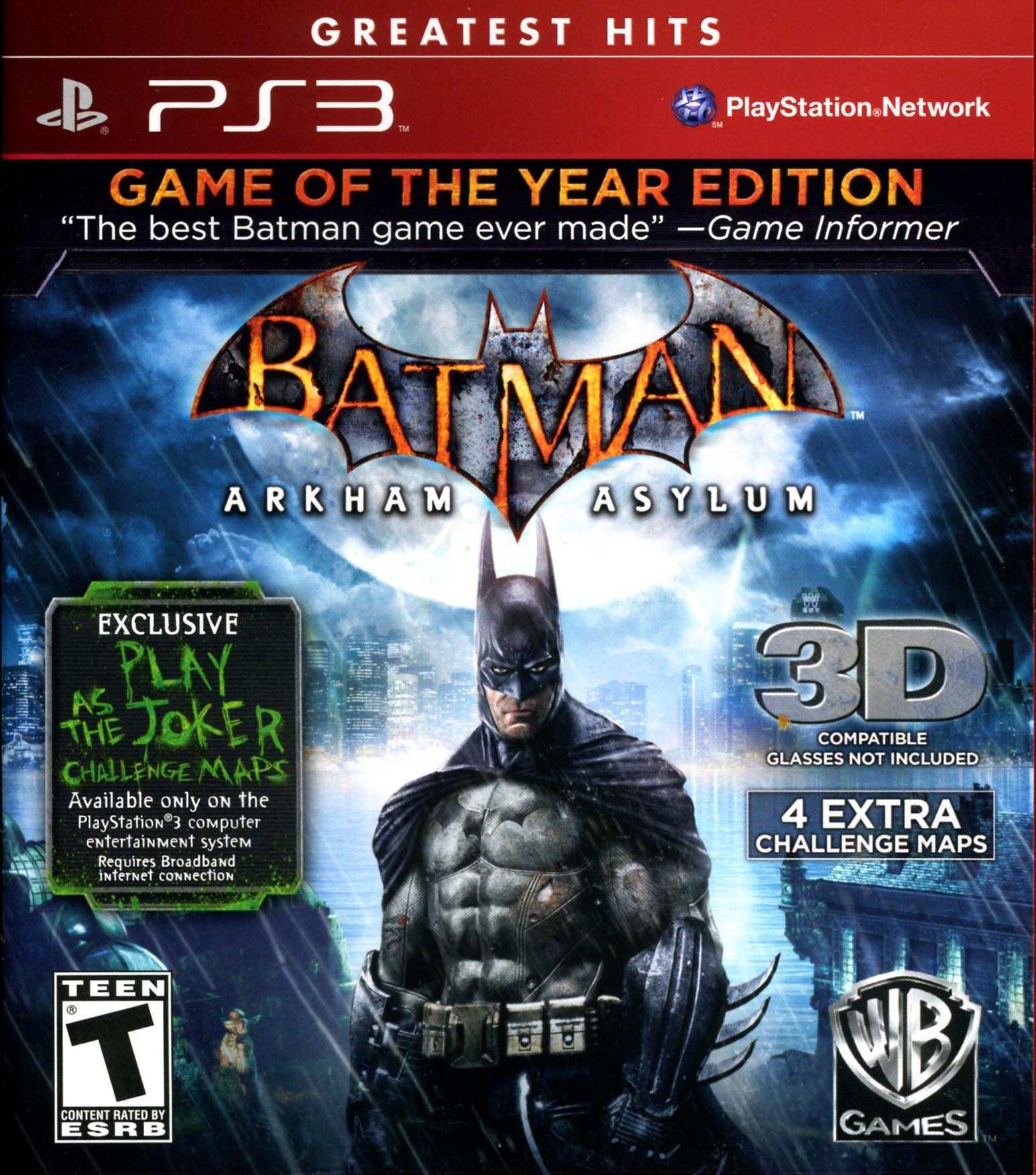 batman arkham asylum game of the year edition xbox 360