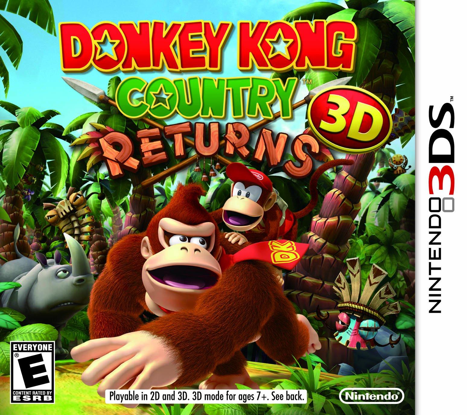 Jogo Donkey Kong Country Returns 3d - Nintendo 3ds
