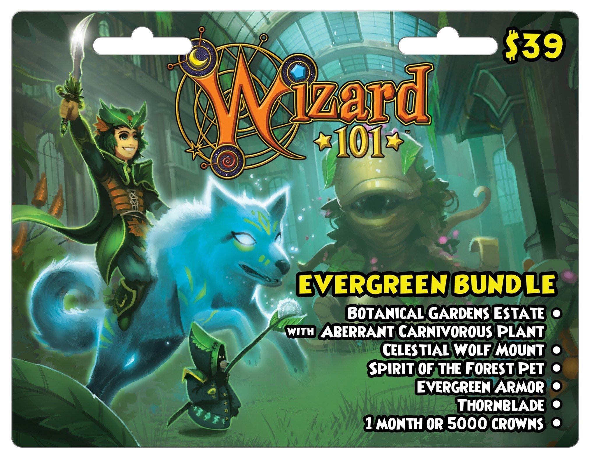 Wizard 101 Evergreen Bundle Digital Card