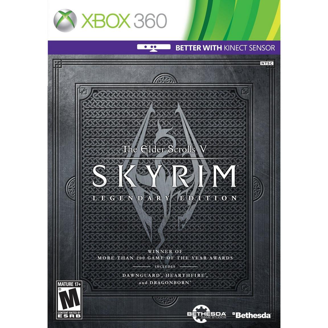 The Elder Scrolls V Skyrim Legendary Edition - Xbox 360, Pre-Owned -  Bethesda Softworks