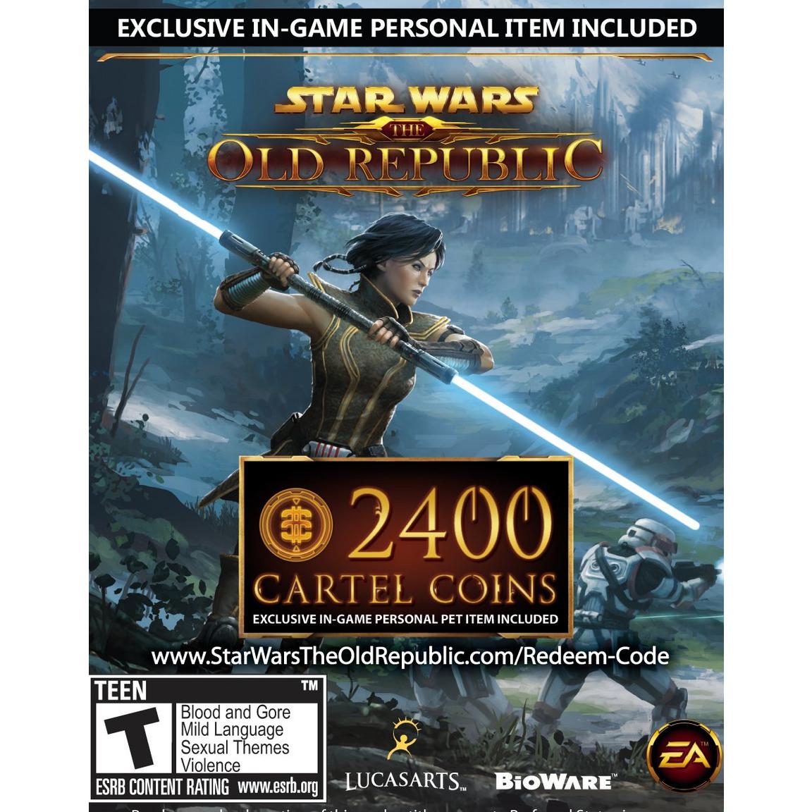 Electronic Arts Star Wars: The Old Republic 2,400 Cartel Coins - PC -  GS601432