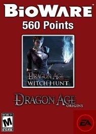 Dragon Age: Origins Witch Hunt with 560 BioWare Points