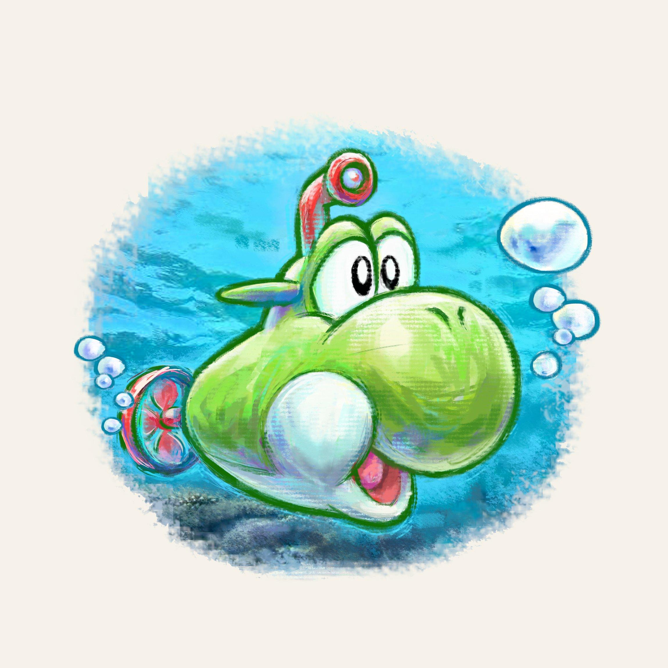 yoshis new island artwork